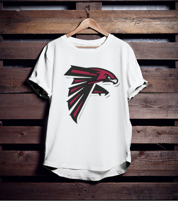 NFL NBA Atlanta Falcons Hawks Logo Mashup T-Shirt
