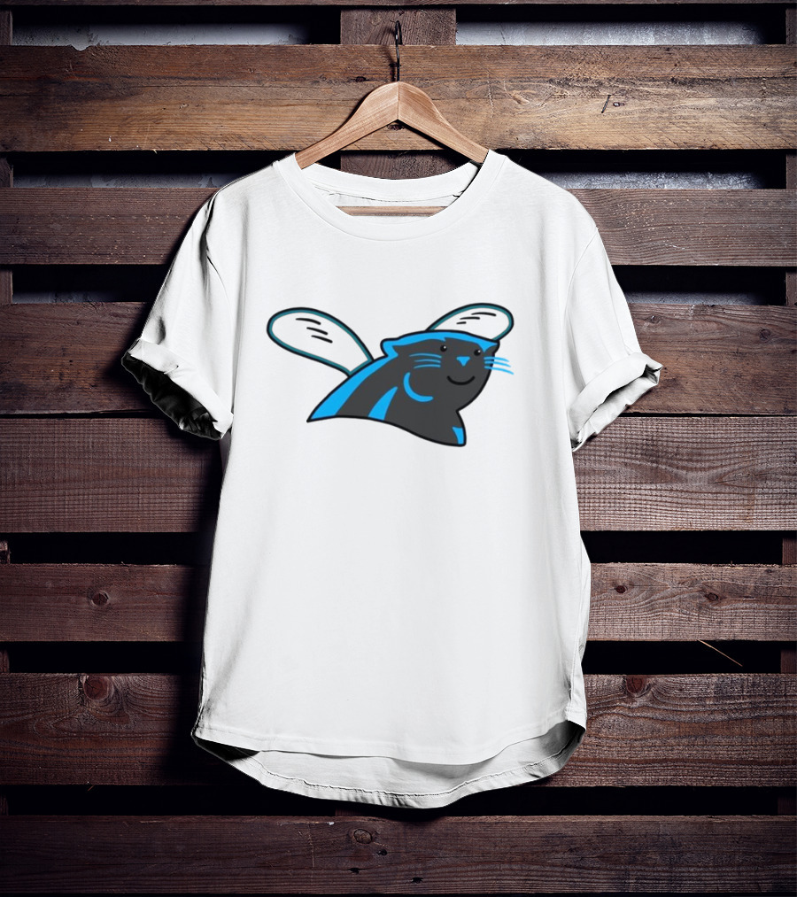 Panthers Hornets Hybrid Logo NFL NBA Mashup T-Shirt