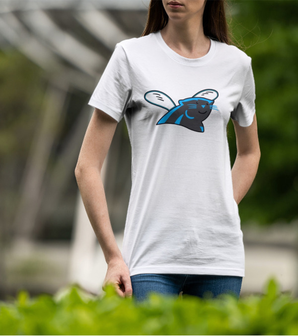 Panthers Hornets Hybrid Logo NFL NBA Mashup T-Shirt