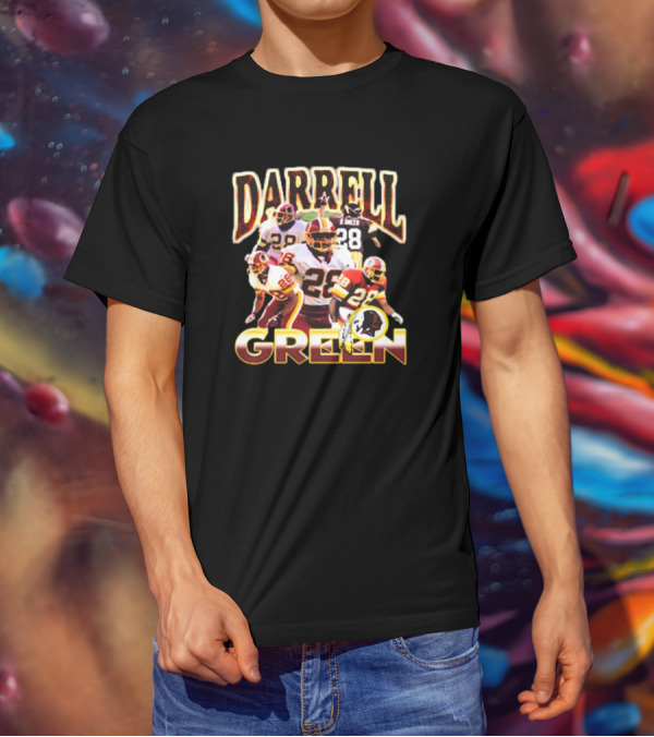 Darrell Green Washington Commanders 28 NFL Legend T-Shirt