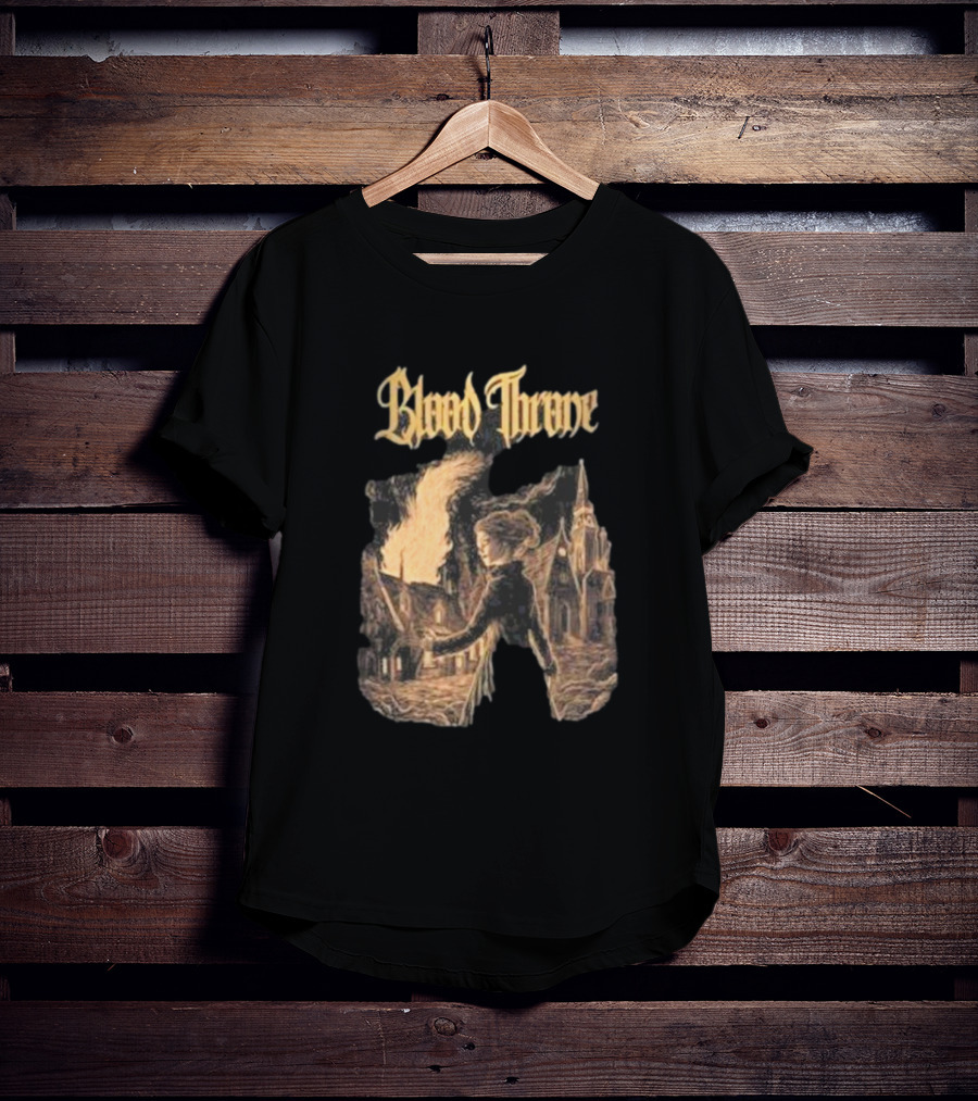 Blood Throne Arsonist Witch By Down Right Merch T-Shirt