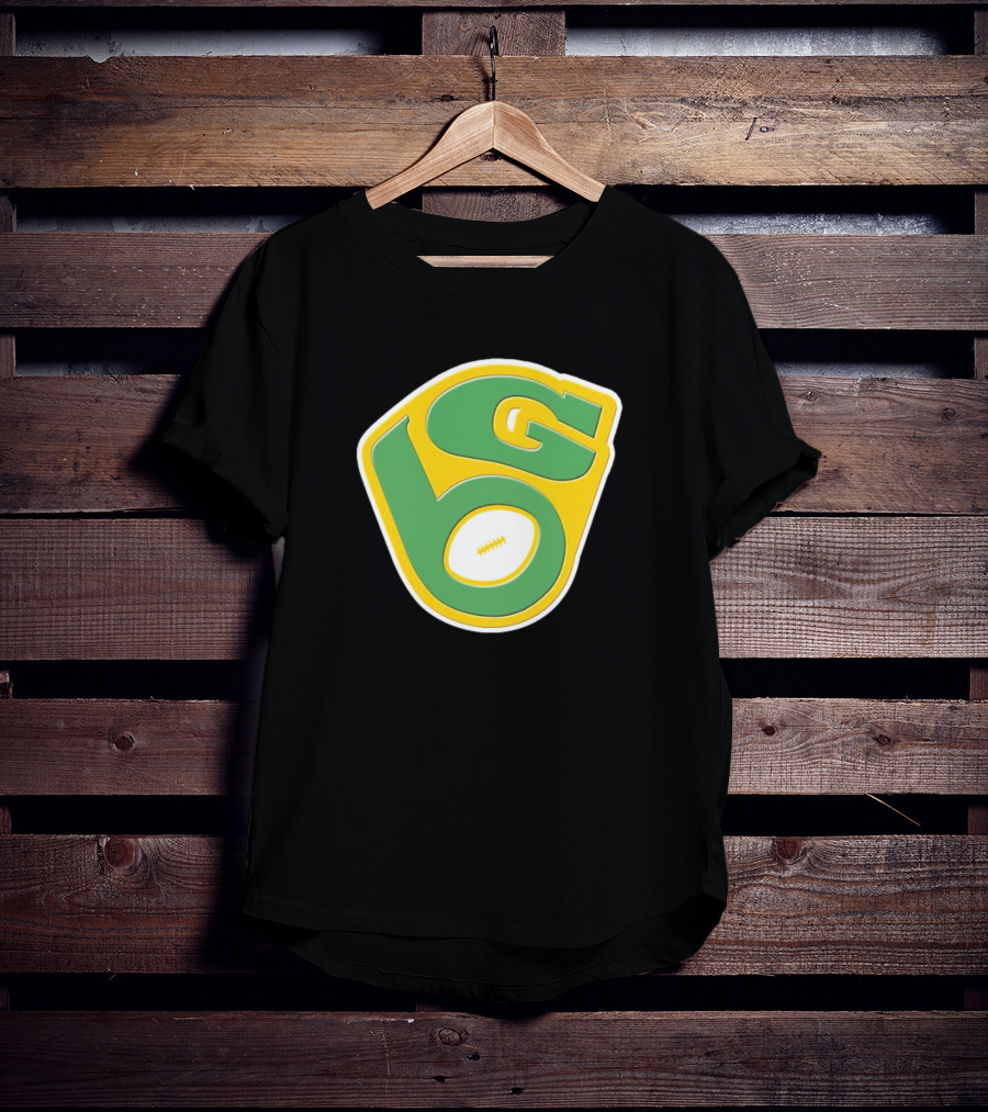 NFL X MLB Green Bay Packers Milwaukee Brewers Logo Mashup T-Shirt