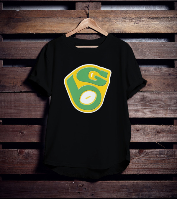 NFL X MLB Green Bay Packers Milwaukee Brewers Logo Mashup T-Shirt
