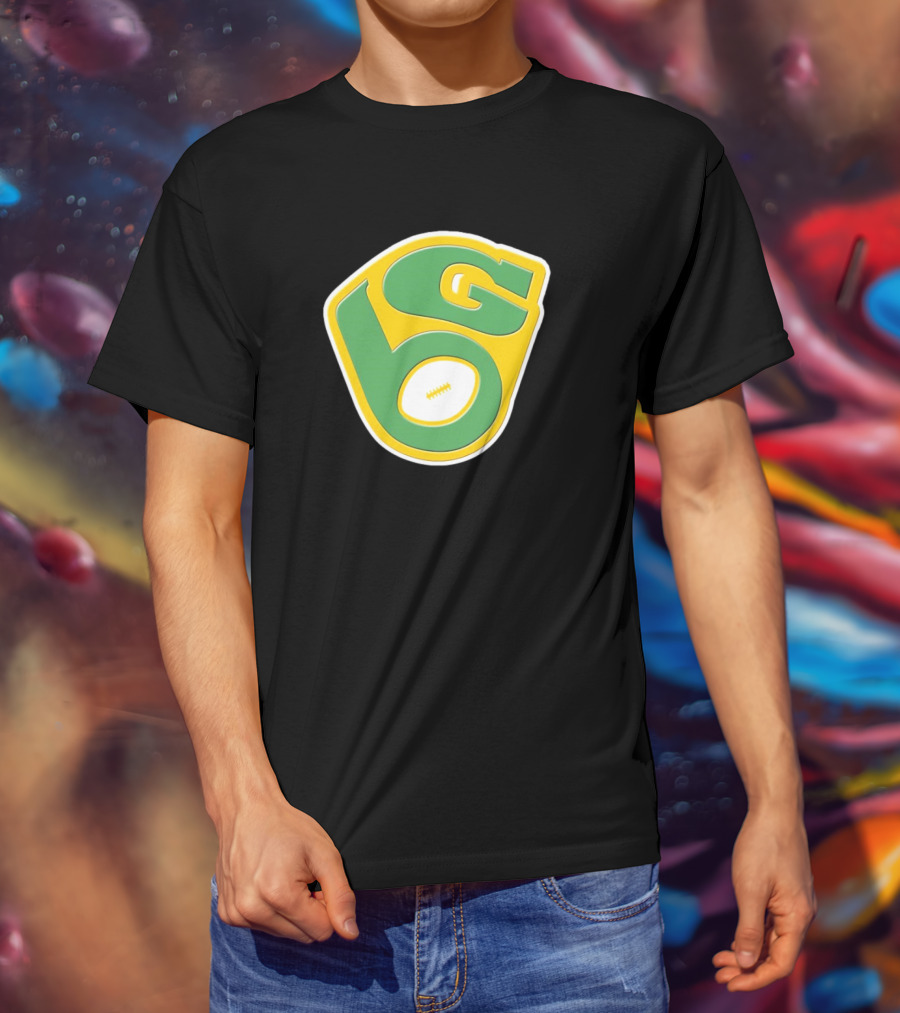 NFL X MLB Green Bay Packers Milwaukee Brewers Logo Mashup T-Shirt