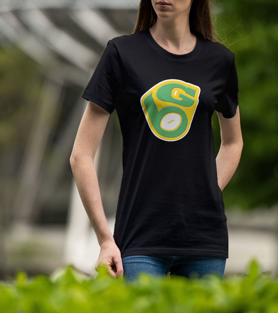 NFL X MLB Green Bay Packers Milwaukee Brewers Logo Mashup T-Shirt