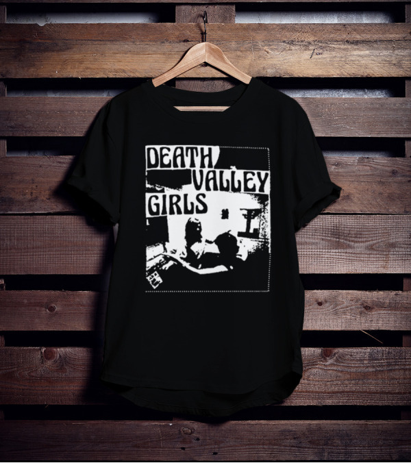 Death Valley Girls Monochrome Scene Arms Up T-Shirt