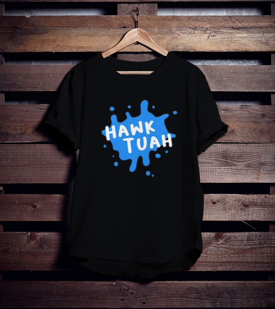 Hawk Tuah Donut Operator Silly Geese Splatter T-Shirt