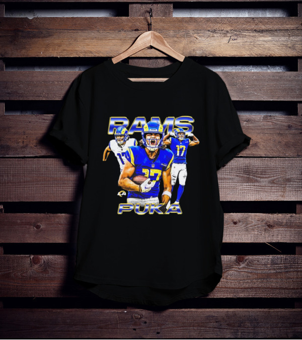 Rams Puka Nacua #17 Los Angeles Dynamic Football Star T-Shirt