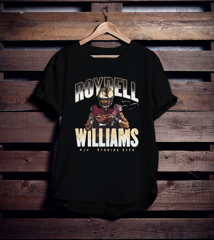 Roydell Williams #24 Running Back Vintage Football T-Shirt