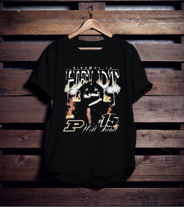 Highway To Heldt #15 Will Heldt Purdue Boilermakers T-Shirt