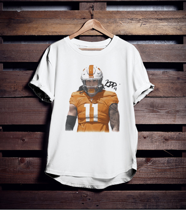 Keenan Pili Tennessee Vols NCAA Football Number 11 T-Shirt