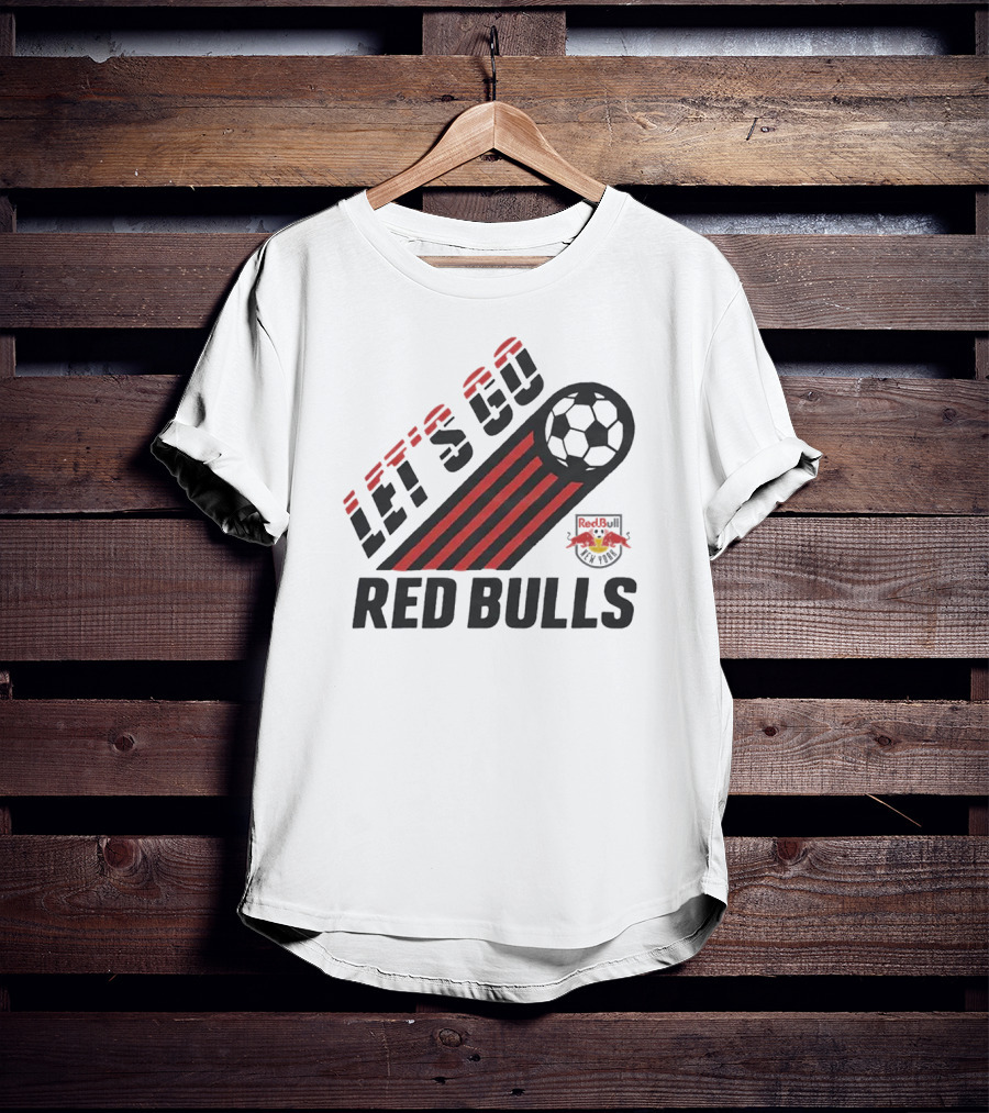 New York Red Bulls Let's Go Soccer Ball T-Shirt