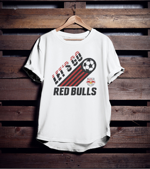 New York Red Bulls Let's Go Soccer Ball T-Shirt