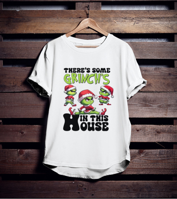 Grinch's Dance Party In This House Christmas T-Shirt