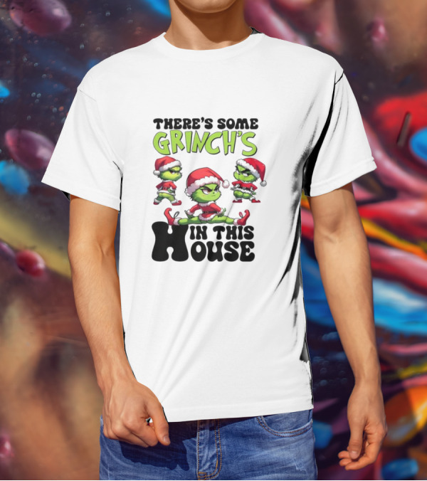Grinch's Dance Party In This House Christmas T-Shirt