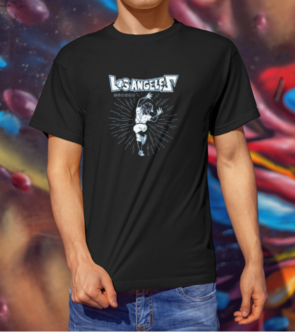 Los Angeles Dodgers Dragon Ball Z Baseball Fusion T-Shirt