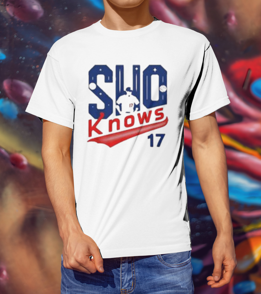 Los Angeles SHO Knows 17 Shohei Ohtani Baseball Player T-Shirt