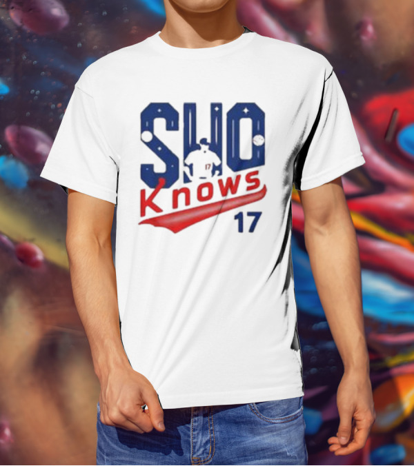 Los Angeles SHO Knows 17 Shohei Ohtani Baseball Player T-Shirt
