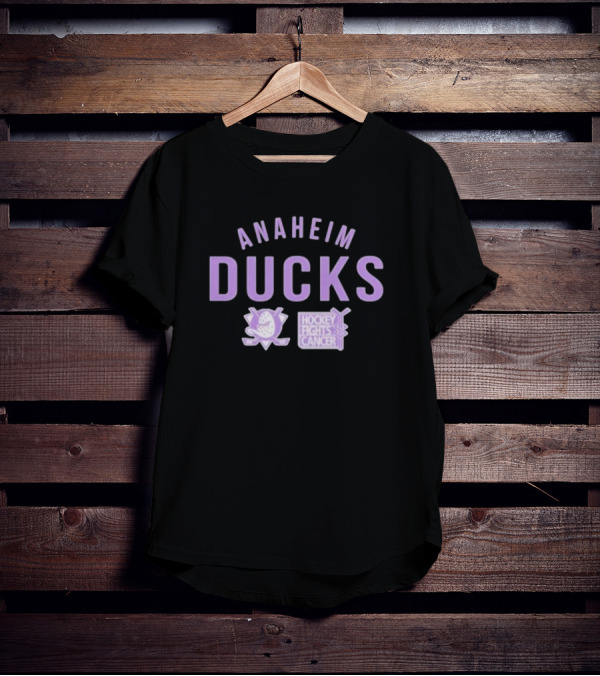 Anaheim Ducks Hockey Fights Cancer Richmond Resilient T-Shirt
