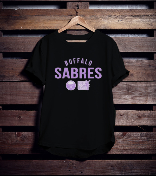 Buffalo Sabres Hockey Fights Cancer T-Shirt