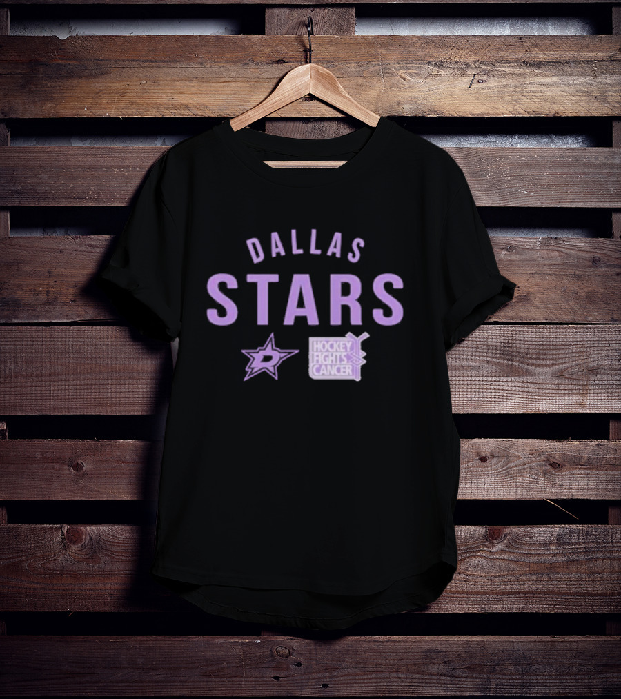 Dallas Stars Hockey Fights Cancer T-Shirt