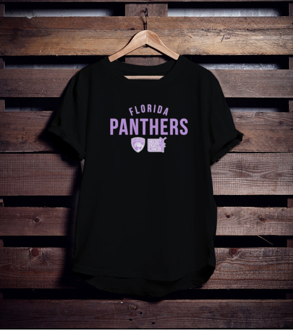 Florida Panthers Hockey Fights Cancer Richmond Resilient T-Shirt