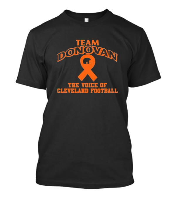 Nathan Zegura Team Donovan The Voice Of Cleveland Football T-Shirt