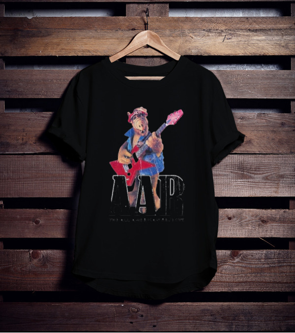 AAR The All American Rejects Alf Playing Guitar Vintage T-Shirt