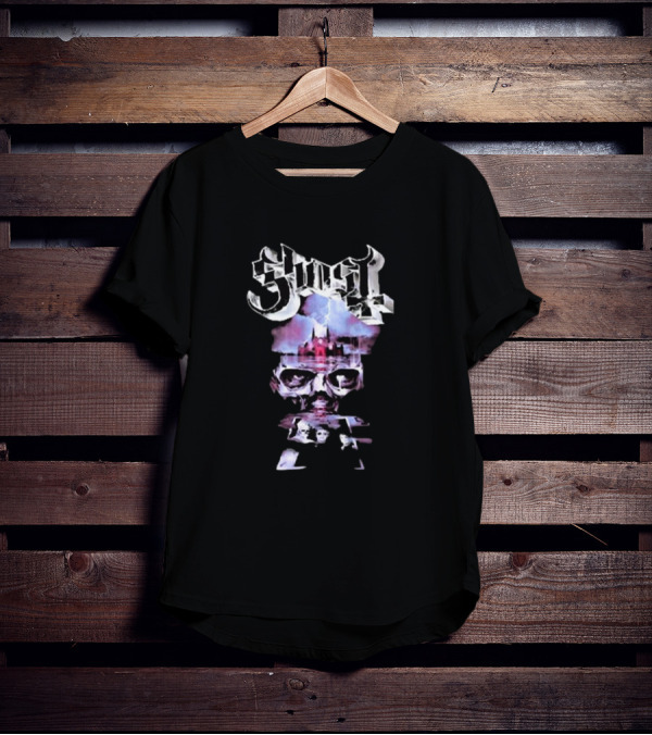 Ghost Lightning Skull Back Street Legacy T-Shirt