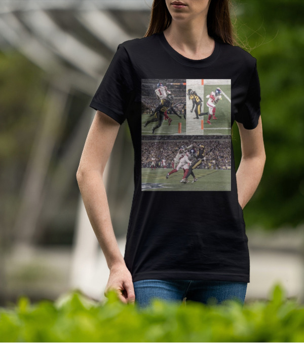 Malik Nabers George Pickens Both Close Scoring Touchdowns Football Moments T-Shirt