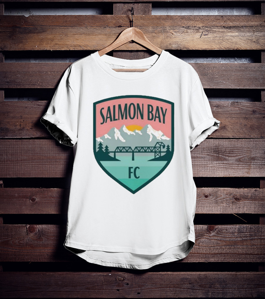 Ballard FC Salmon Bay FC Salmon Bay Mountain Bridge Vintage T-Shirt