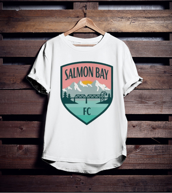 Ballard FC Salmon Bay FC Salmon Bay Mountain Bridge Vintage T-Shirt