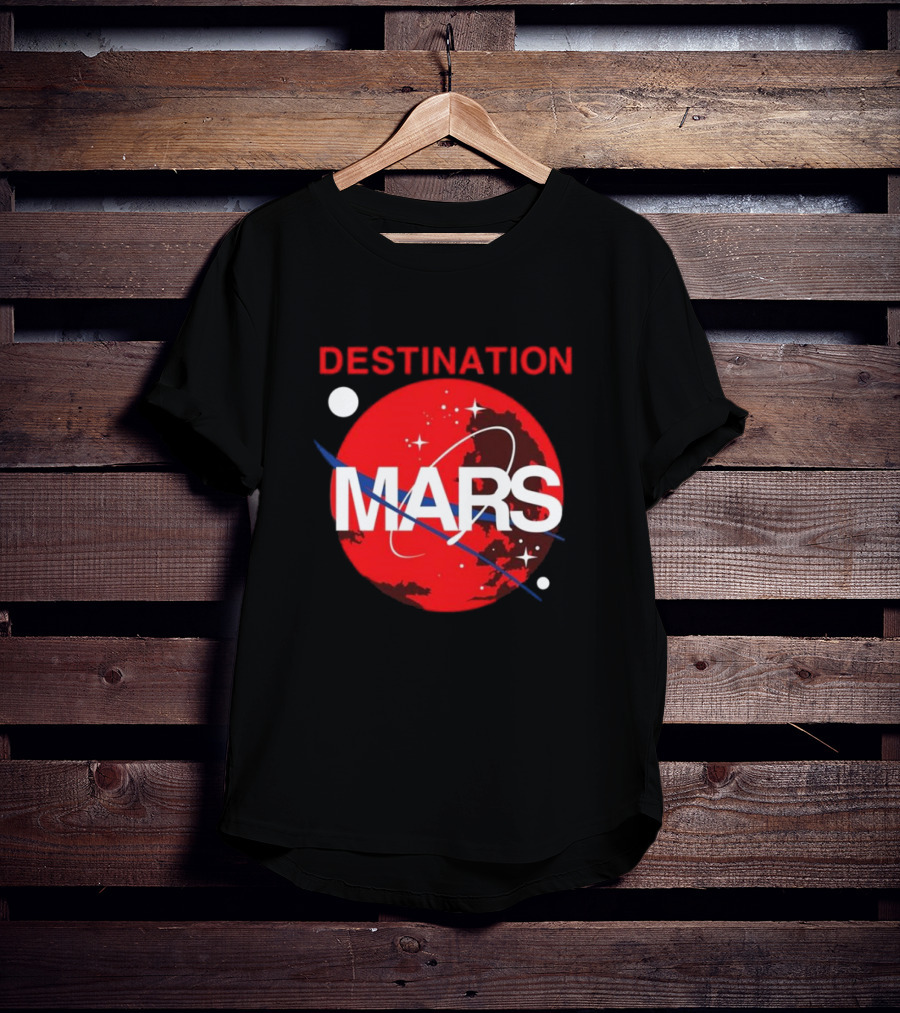 Buzz Aldrin Destination Mars NASA Space Exploration T-Shirt
