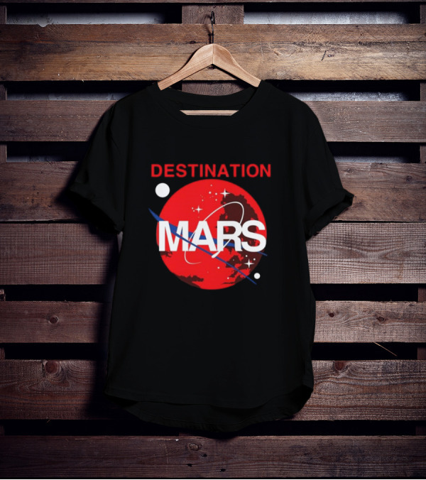 Buzz Aldrin Destination Mars NASA Space Exploration T-Shirt