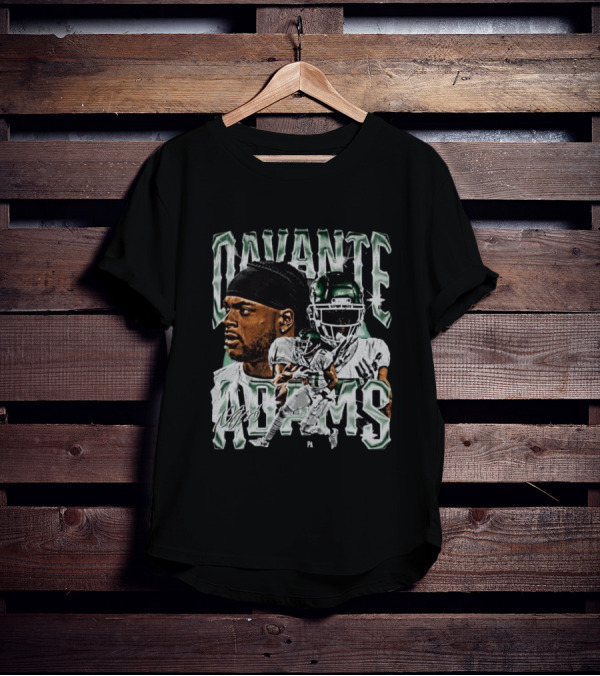 Davante Adams New York Jets Signature T-Shirt
