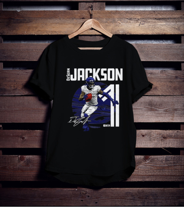 DeSean Jackson NFLPA Signature Baltimore Ravens Number 11 NFL T-Shirt