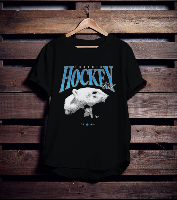 Toronto Hockey Club Est 1917 Flowbuds Vintage Ice Bear T-Shirt