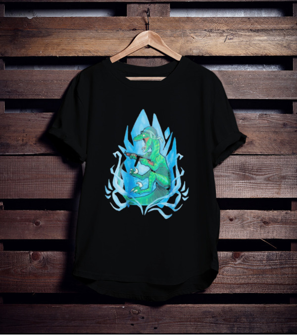 RubixRaptor Saberspark With Raptor And Maritime Horrors T-Shirt