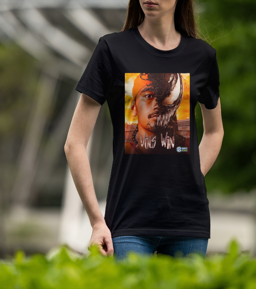 Tennessee Vols Win SEC Network Dark Mode Inspired By Venom T-Shirt