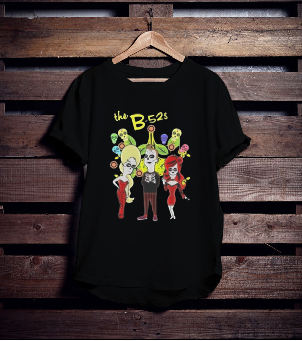 The B-52s Day Of The Dead Inspired Chicago Tour T-Shirt