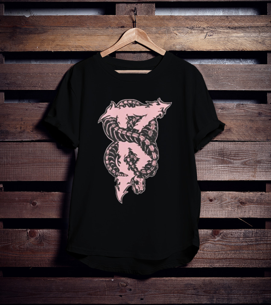 Beartooth Band Merch Metal Snake Pink T-Shirt