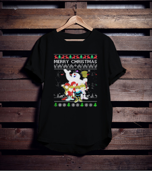 Merry Christmas Ugly Movie Cartoon Frosty The Snowman T-Shirt
