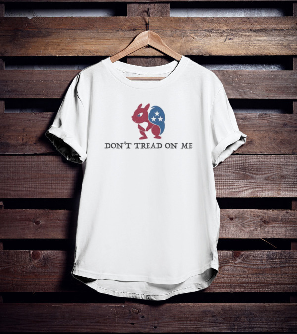 Peanut The Squirrel Patriotic Stars Don't Tread On Me US T-Shirt