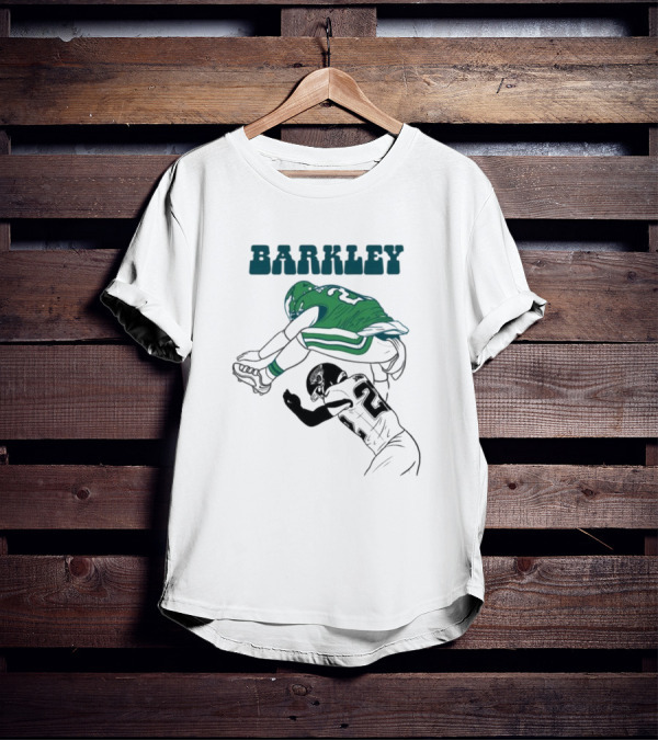 Barkley Leaps Over Jaguars Cornerback T-Shirt
