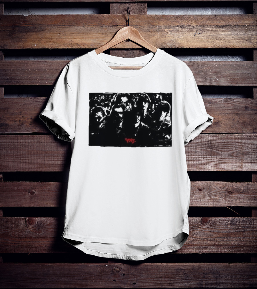 The Voidz Group Photo Black And Red Album Cover Aesthetic T-Shirt