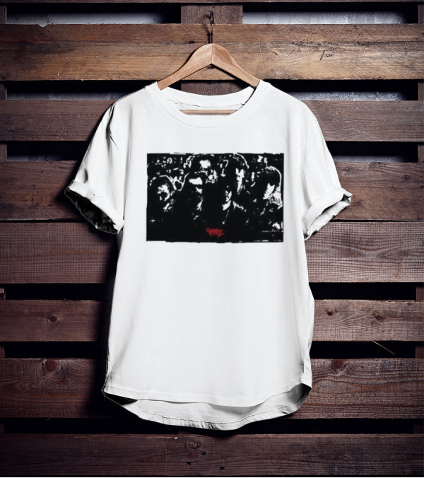 The Voidz Group Photo Black And Red Album Cover Aesthetic T-Shirt