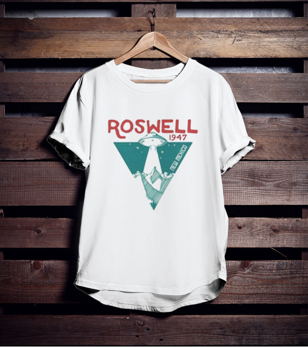 Roswell 1947 UFO New Mexico Triangle T-Shirt
