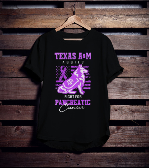 Texas A&M Aggies Fight For Pancreatic Cancer T-Shirt