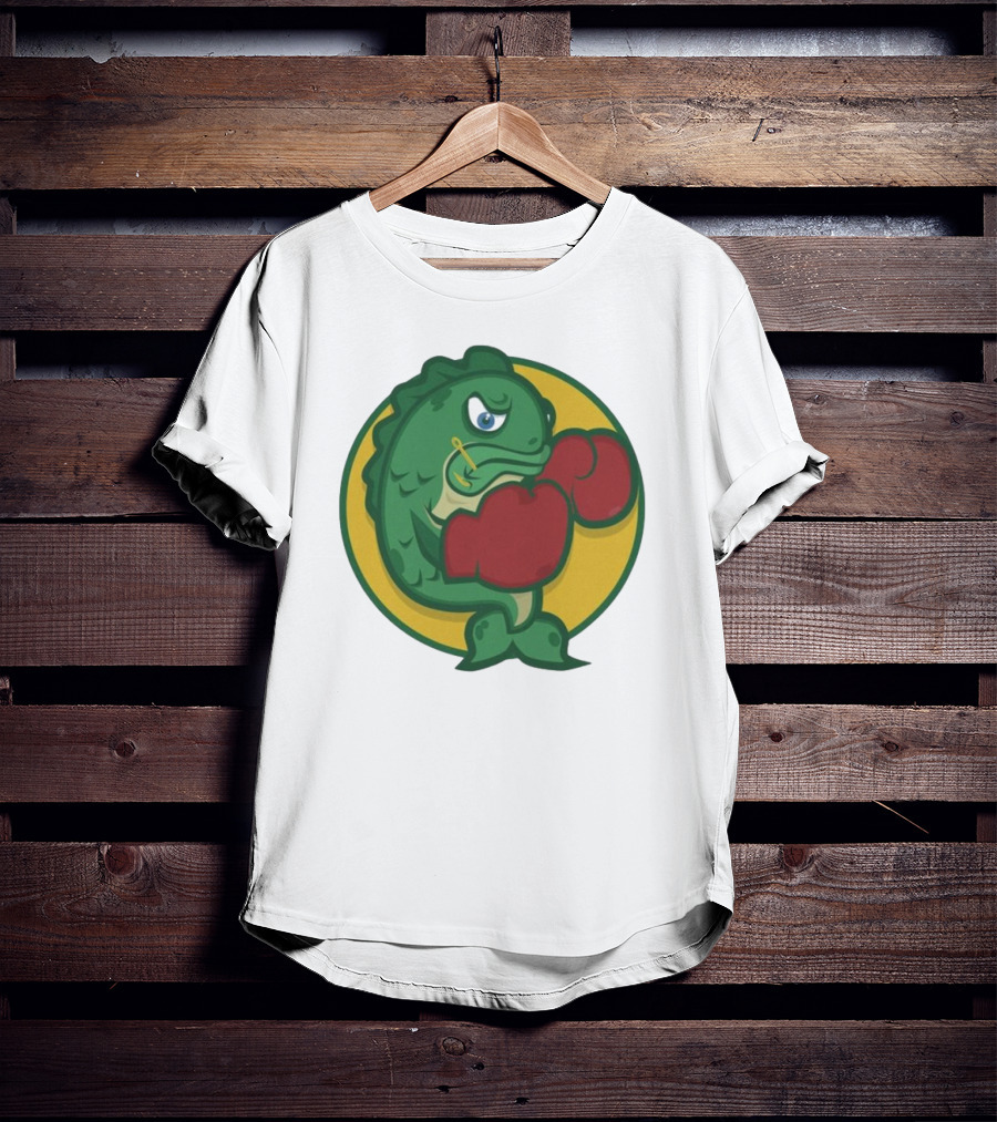 Hookline Sinkers Boxing Fish Icon T-Shirt