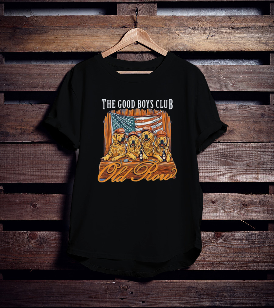 Old Row The Good Boys Club MAGA American Flag T-Shirt